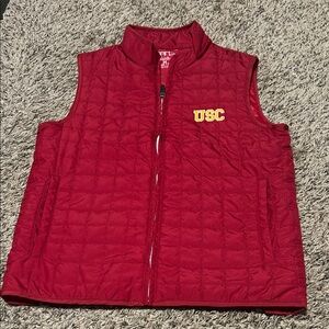 USC Kids Red Quilted Vest